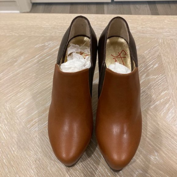 New NIB Walter Steiger Sz EU 35 (US 5) Brown Boots Platform Booties Fall Winter - Picture 10 of 12